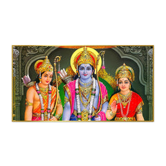 Glorious Shri Ram Darbar, Sita and Lakshman Canvas Printed Wall Art & Paintings