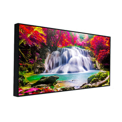 Beautiful Wild Waterfall Nature Scenery Canvas Printed Wall Paintings & Arts