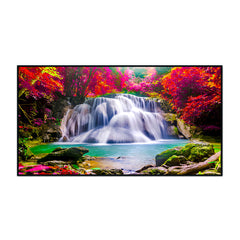 Beautiful Wild Waterfall Nature Scenery Canvas Printed Wall Paintings & Arts
