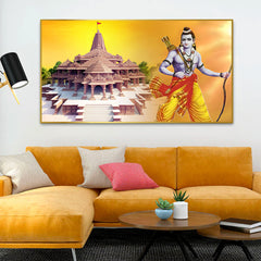 Spiritual Shri Ram Temple Wall Art & Paintings