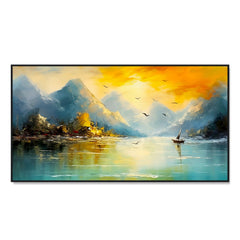 Beautiful Decorative Picture of Mountain Wall Painting & Art
