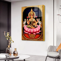 Premium Enchanted Visions Laxmi Mata Acrylic Wall Paintings & Art