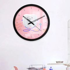 Easy-To-Hang Handcrafted Dentist Office Wall Clock