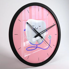 Easy-To-Hang Handcrafted Dentist Office Wall Clock