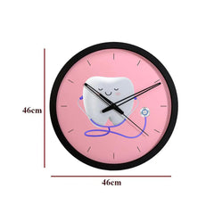 Easy-To-Hang Handcrafted Dentist Office Wall Clock