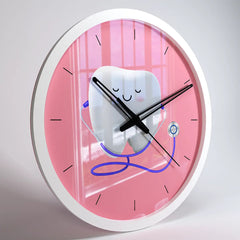 Easy-To-Hang Handcrafted Dentist Office Wall Clock