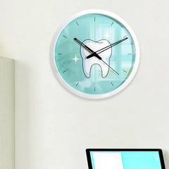 Shiny Tooth Dentist Office Wall Clock