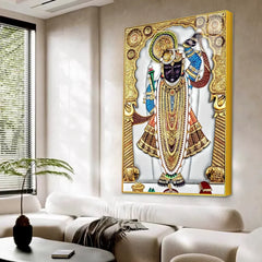 Shreenath Ji Maharaj Acrylic Canvas Wall Décor Clearance Sale