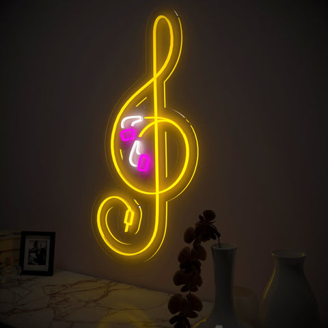 Music Note Neon LED Light – Decors Mantra