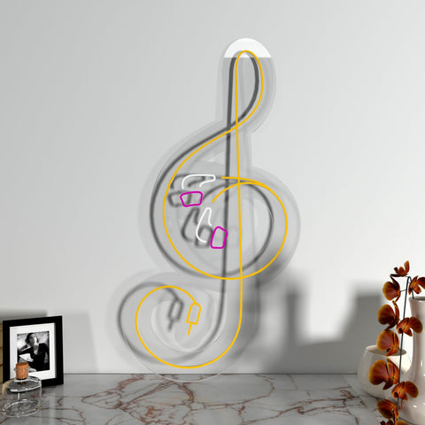 Music Note Neon LED Light – Decors Mantra