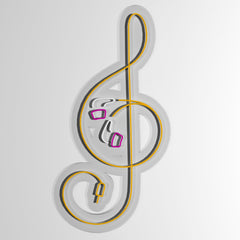 Music Note Neon LED Light