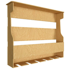 High-Quality Backlit Bar Wall Shelf / Book Shelf in Light Oak Finish