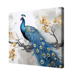 Peacock Canvas Painting for Home, Bedroom & Living Room Clearance Sale