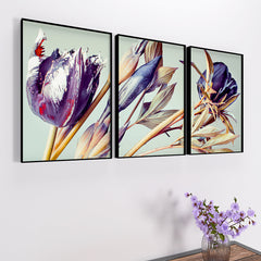 Spring Tulip Wall Frame Set of 3