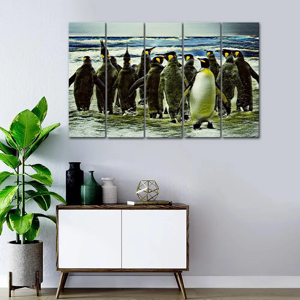 Emperor Penguins Canvas Wall Painting