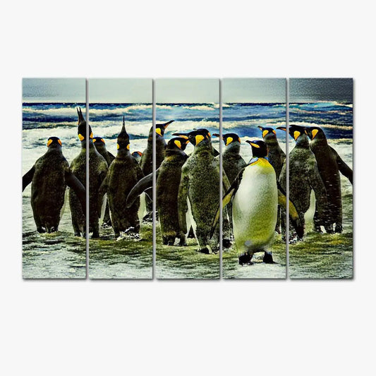 Emperor Penguins Canvas Wall Painting