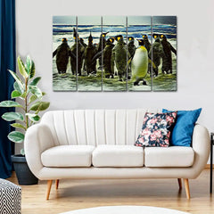 Emperor Penguins Canvas Wall Painting