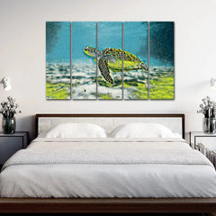 Box Turtle Canvas Wall Painting