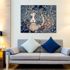 Beautiful Tabby Cat Canvas Wall painting & Art