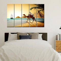 Marina Beach Canvas Print Wall Painting