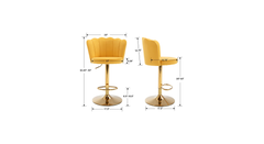 Yellow Color Avidan Bar Stool