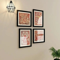 Madhubani Art Frame Set Of 4