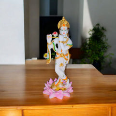 Beautiful Bansidhar Krishna Murti - Ideal Gift for Home Temple & Mandir Decor