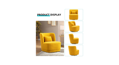 Yellow Deeda Barrel Chair