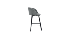 Grey Color Clea Counter Stool