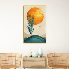 Abstract Golden Frame Modern Canvas Wall Painting Clearance Sale