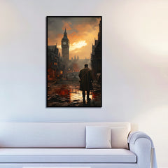 Big Ben in WW1 by Vintage London