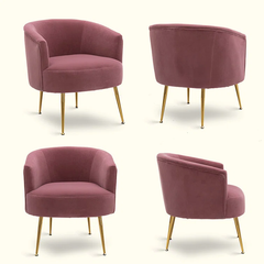 Purple Jiba Accent Chair