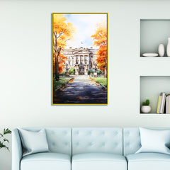 Buckingham Palace in Autumn by Vintage London