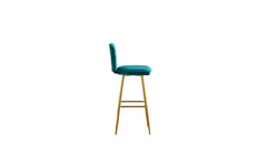 Teal Color Rafael Bar Stool