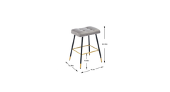 Grey Color Julio Counter Stool