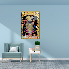 Shreenath Ji Maharaj Acrylic Religious Wall Art