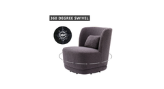 Grey Deeda Barrel Chair