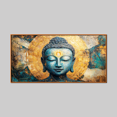 Sacred Buddha Wall Decor with Landscape Views