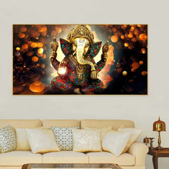 Lord Ganesha Canvas Wall Paintings