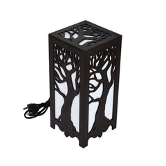 Decorative Wooden Table Lamp - Elegant Tree Design Wood Hanging Lights