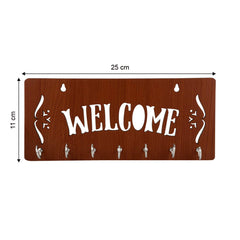 Modern Welcome Unique Design Wall-Mounted Key Holder for Home Wall