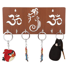 OM Ganeshay  Unique Design Wall-Mounted Key Holder for Home Wall