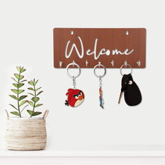 Welcome Unique Design Wall-Mounted Key Holder for Home Wall