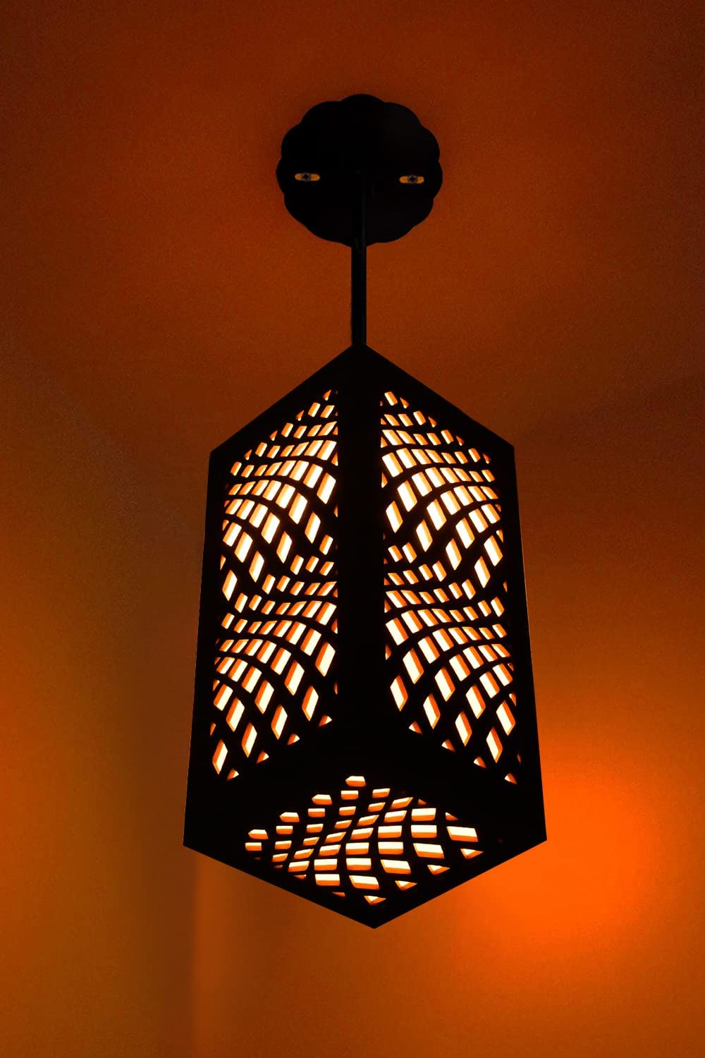 Stylish Diamond Pattern Pendant for Home Lighting