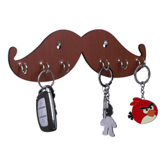 Modern Mustache Unique Design Wall-Mounted Key Holder for Home Wall