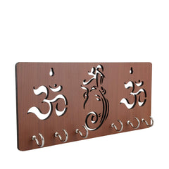 OM Ganeshay  Unique Design Wall-Mounted Key Holder for Home Wall