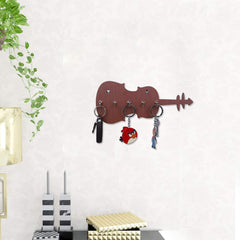 Modern Guitar Shape Unique Design Wall-Mounted Key Holder for Home Wall