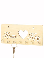 Love with Home Key Text Unique Design Wall-Mounted Key Holder for Home Wall