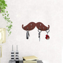 Modern Mustache Unique Design Wall-Mounted Key Holder for Home Wall