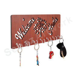 Modern Welcome Home Unique Design Wall-Mounted Key Holder for Home Wall